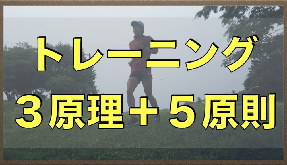 【トレーニングの3原理+5原則】どうやったらマラソンで速く走れるようになるの？